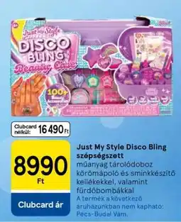 Tesco Just My Style Disco Bling szépségszett ajánlat