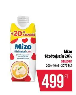 Coop Mizo Főzőtejszín 20% ajánlat
