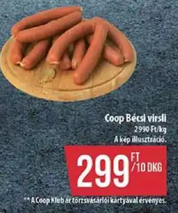 Coop Coop Bécsi virsli ajánlat