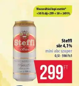 Coop Steffl sör 4,1% ajánlat