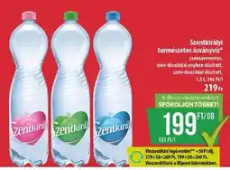 Coop Szentkirályi természetes ásványvíz ajánlat