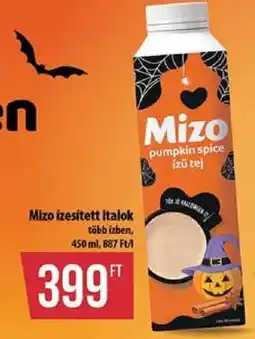 Coop Mizo pumpkin spice ízű tej ajánlat