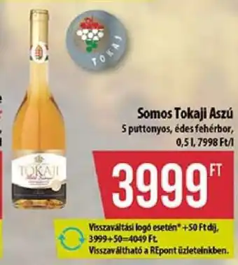 Coop Somos Tokaji aszú ajánlat