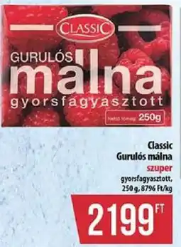Coop Classic gurulós málna ajánlat