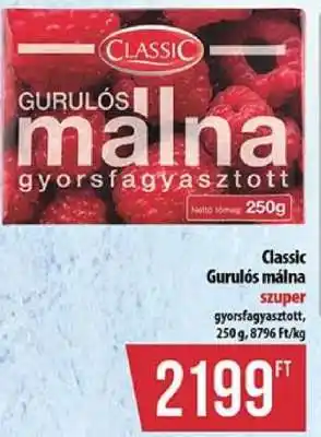 Classic gurulós málna