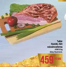 Coop Tallér füstölt-főtt császárszalonna ajánlat