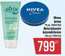 Coop Nivea krém, Atrix intenzív kézvédő krém ajánlat