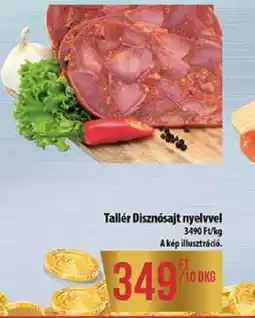Coop Tallér disznósajt nyelvvel ajánlat