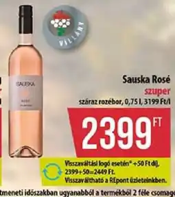 Coop Sauska Rosé ajánlat