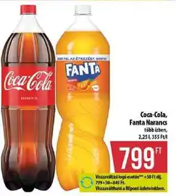 Coop Coca-Cola, Fanta Narancs ajánlat
