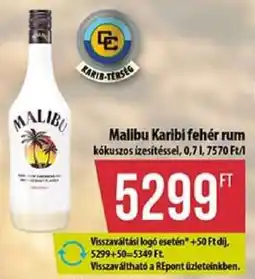 Coop Malibu Karibi fehér rum ajánlat