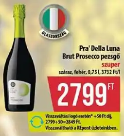 Coop Pra' Della Luna Brut Prosecco pezsgő ajánlat