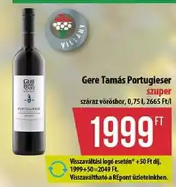 Coop Gere Tamás Portugieser ajánlat