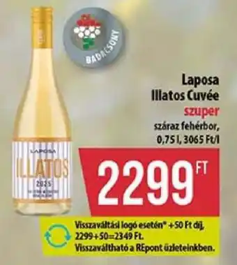 Coop Laposa Illatos Cuvée ajánlat