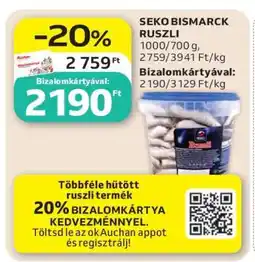 Auchan SEKO BISMARCK RUSZLI ajánlat