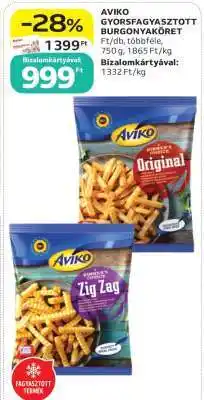 Auchan AVIKO GYORSFAGYASZTOTT BURGONYAKÖRET ajánlat