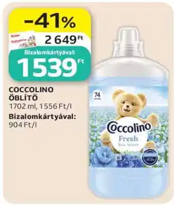 Auchan Coccolino Öblítő ajánlat