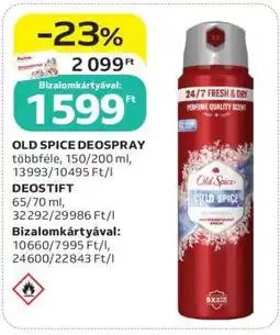 Auchan OLD SPICE DEOSPRAY ajánlat