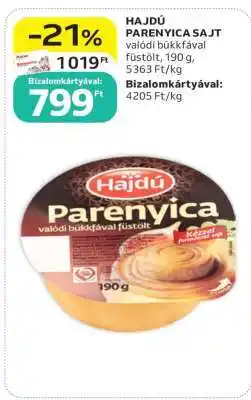 Auchan Hajdú Parenyica sajt ajánlat
