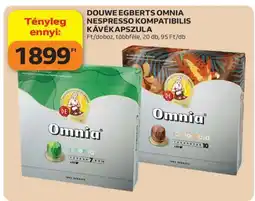 Auchan Douwe Egberts Omnia Nespresso Kompatibilis Kávékapszula ajánlat