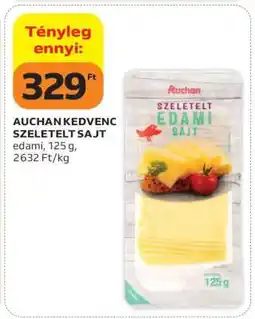 Auchan Auchan Kedvenc Szeletelt Sajt ajánlat