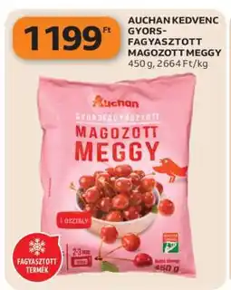 Auchan Auchan Kedvenc Gyorsfagyasztott Magozott Meggy ajánlat