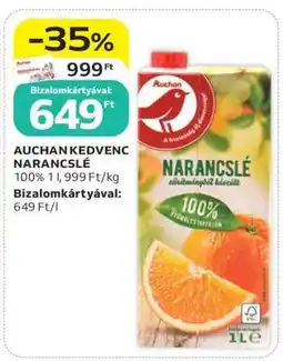 Auchan AUCHAN KEDVENC NARANCSLÉ ajánlat
