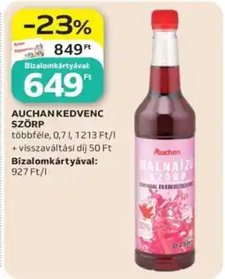 Auchan AUCHAN KEDVENC SZÖRP ajánlat