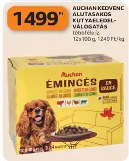 Auchan AUCHAN KEDVENC ALUTASAKOS KUTYAELEDEL-VÁLOGATÁS ajánlat