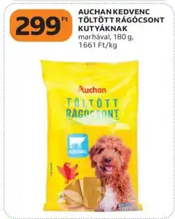 Auchan AUCHAN KEDVENC TÖLTÖTT RÁGÓSCSONT KUTYÁKNAK ajánlat