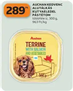 Auchan AUCHAN KEDVENC ALUTÁLKÁS KUTYAELEDEL PÁSTÉTOM ajánlat