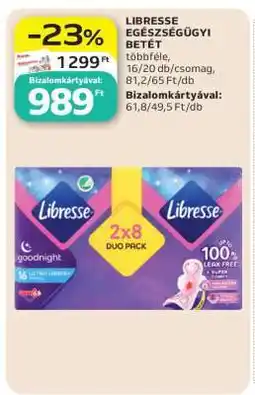 Auchan LIBRESSE EGÉSZSÉGÜGYI BETÉT ajánlat