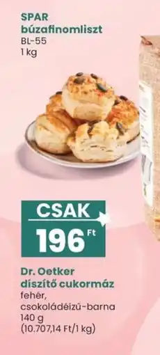 Spar Dr. Oetker díszítő cukormáz ajánlat