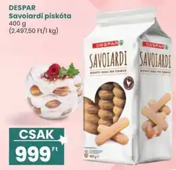 Spar Despar savoiardi piskóta ajánlat