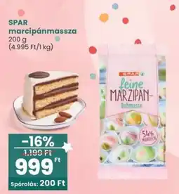 Spar Spar marcipánmassza ajánlat