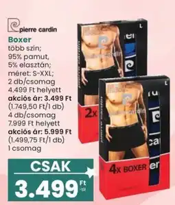 Spar pierre cardin boxer ajánlat