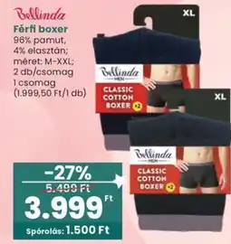 Spar Bellinda férfi boxer ajánlat