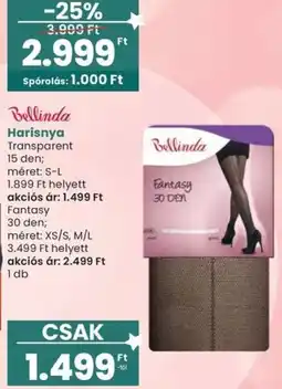 Spar Bellinda harisnya ajánlat