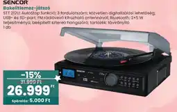 Spar Sencor bakelitlemez-játszó ajánlat