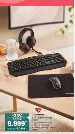 Spar silver line 4 in 1 gamer szett ajánlat