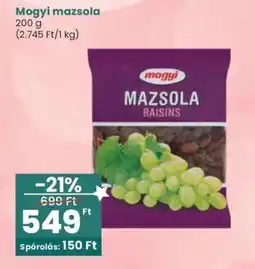Spar Mogyi mazsola ajánlat