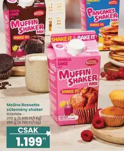 Spar Molino Rossetto sütemény shaker ajánlat