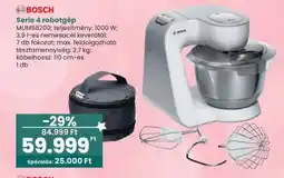 Spar Bosch serie 4 robotgép MUM58200 ajánlat