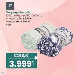 Spar R szuperpuha pléd ajánlat