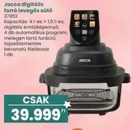 Spar Jocca digitális forró levegős sütő ajánlat
