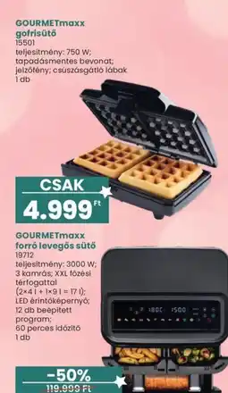 Spar Gourmetmaxx gofrisütő 15501 ajánlat