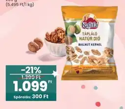 Spar Kalifa tápláló natúr dió ajánlat