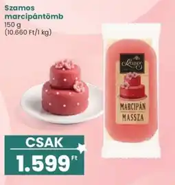Spar Szamos marcipántömb ajánlat