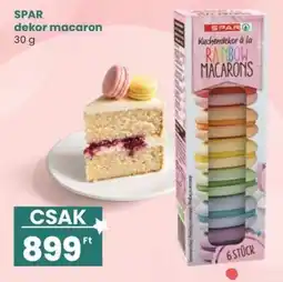 Spar spar dekor macaron ajánlat
