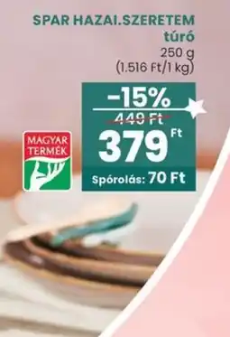 Spar Spar hazai szeretem túró ajánlat
